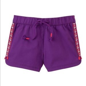 Gymboree Violet Side-Detail Dolphin Shorts